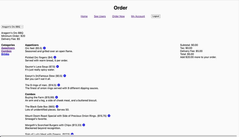 Image of order